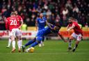 Action from Wrexham's FA Cup third round win at Shrewsbury Town