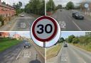 The A541 in Pontblyddyn, A5104 in Broughton, A525 through Marchwiel and Holt Road in Wrexham are among those suggested to revert to 30mph.