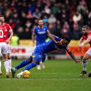 Action from Wrexham's FA Cup third round win at Shrewsbury Town