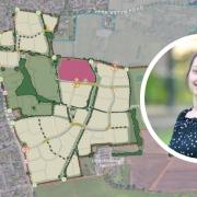 Cllr Becca Martin is concerned about plans for new houses in Wrexham