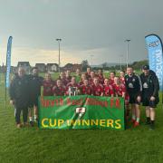 Connah's Quay Nomads with the NEWFA Women's Cup