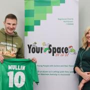 Patron Paul Mullin alongside YourSpace founder and head of services, Rachael Hancock.