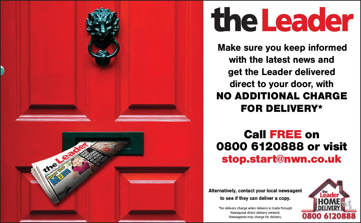 leaderlive.co.uk  the Leader Home Delivered