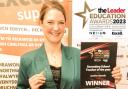 Secondary teacher of the year in Wrexham and Flintshire - Leader Education Awards 23. Jennifer Sidwells, an English teacher at Ysgol Maes Garmon