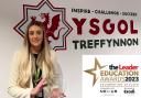 New Teacher of the year Wrexham and Flintshire - Leader Education awards 23. Taylor Burns, a newly qualified teacher at Ysgol Treffonon in Holywell. 