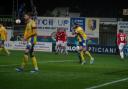 Action from Wrexham's win at Mansfield