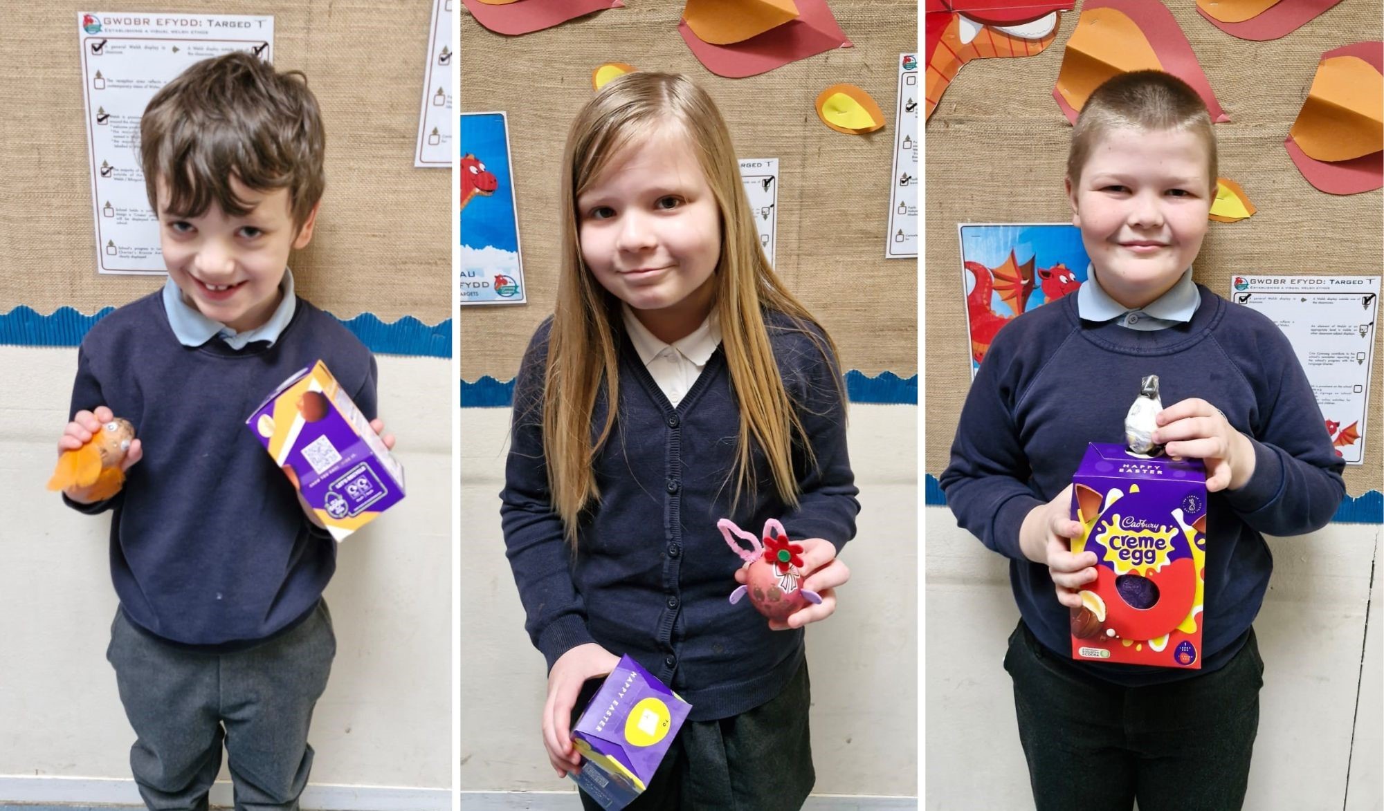 Easter fun with prizes and chocolate at St Ethelwolds School.