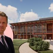Liam Evans-Ford, pictured, speaks about the future of the theatre industry and what's happening with the redevelopment at Mold's Theatr Clwyd. [Main Image: Concept Design by Howarth Tompkins]