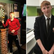 Ysgol Treffynnon student, Michael Roberts, is keeping alive the family passion for darts.