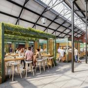 Plans to revitalise Wrexham’s historic indoor markets have been submitted for planning approval and Listed Building Consent. (Credit Lawray Architects)