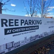 Free parking will be available at Chester Racecourse.