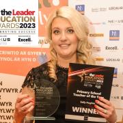 Primary teacher of the year in Wrexham and Flintshire - Leader Education Awards 23. Sally Hughes, a teacher at Holt CP Primary school