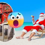 Is August too soon for Christmas items on sale, even Santa is still on holiday!