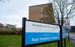 A general view of the Royal Shrewsbury Hospital, Shropshire.
