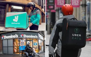 There are a number of discounts to be enjoyed at the likes of Deliveroo, Uber Eats and Domino's this weekend beginning November 12 (PA)