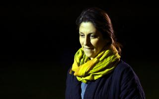 Nazanin Zaghari-Ratcliffe arrives at Brize Norton, Oxfordshire, after she was freed from detention by Iranian authorities. Photo via PA.