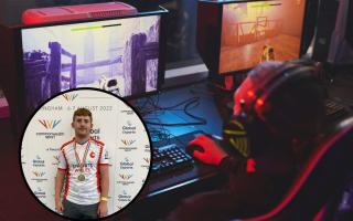 Owain Lamb- Gold Winner at the first E-Gaming competition at the Commonwealth Games