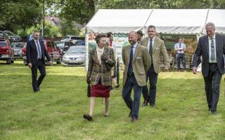 Princess Anne with BASC CEO Ian Bell.