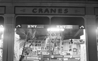 Cranes music shop, Wrexham 1969?