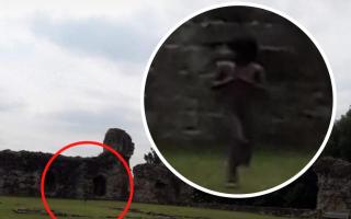 Was this a ghost spotted at Flint Castle?
