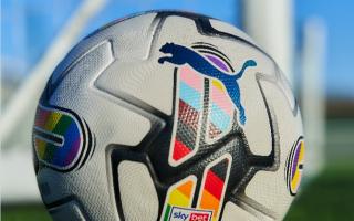 The rainbow EFL match-ball