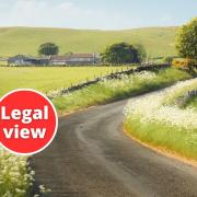 Legal query over accident on a country lane.