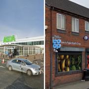 Asda and Co-op in Wrexham (Google)