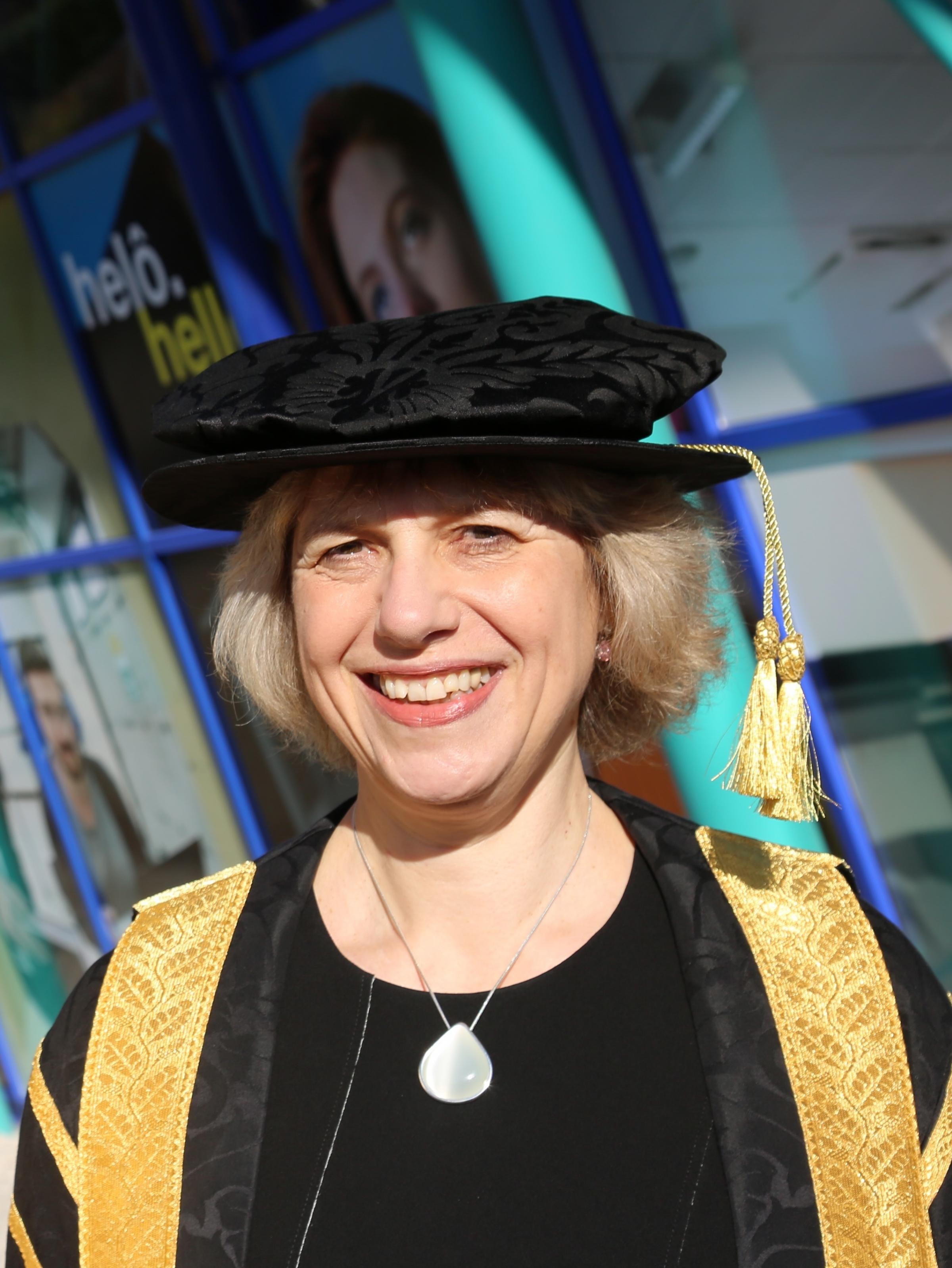 Wrexham Glyndwr University Vice-Chancellor Professor Maria Hinfelaar.