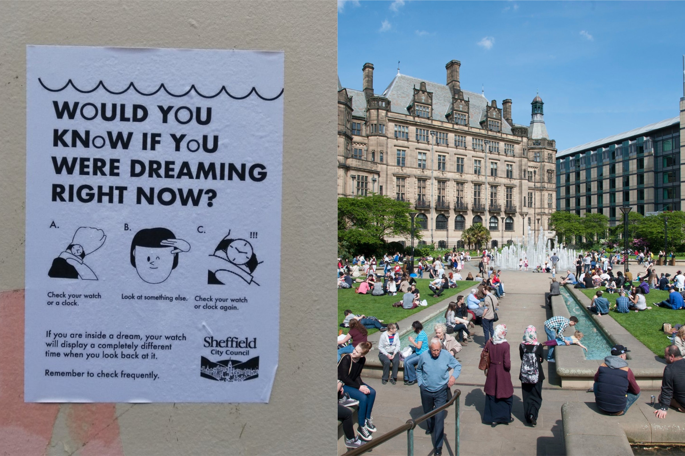 Would You Know If You Were Dreaming Mysterious Posters Appear