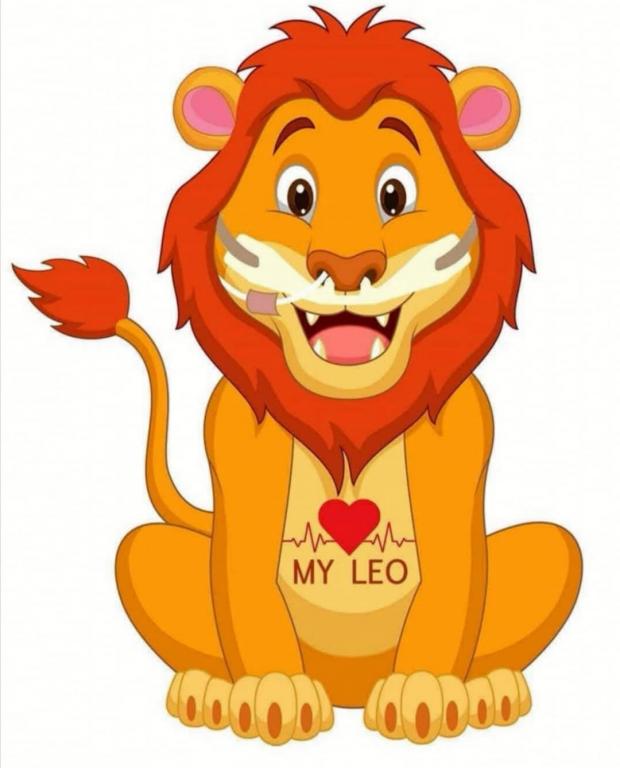 The Leader: The Leo the Lion logo which will be used as the trademark of the charity to be set up in his name. 