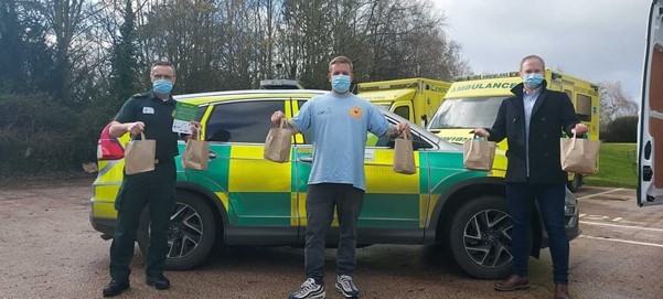 Martin Timmins - Welsh Ambulance Service, James Hunt – Nanny Biscuit and Dominic Haynes – Newydd Catering