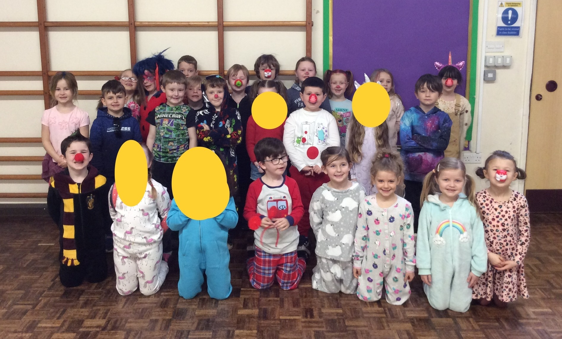 Wats Dyke CP School pupils embrace the funny for Comic Relief.