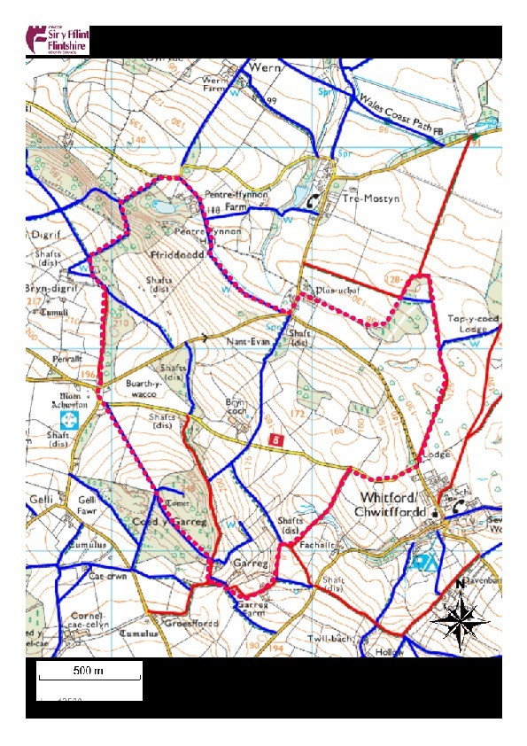 Whitford walk - map 