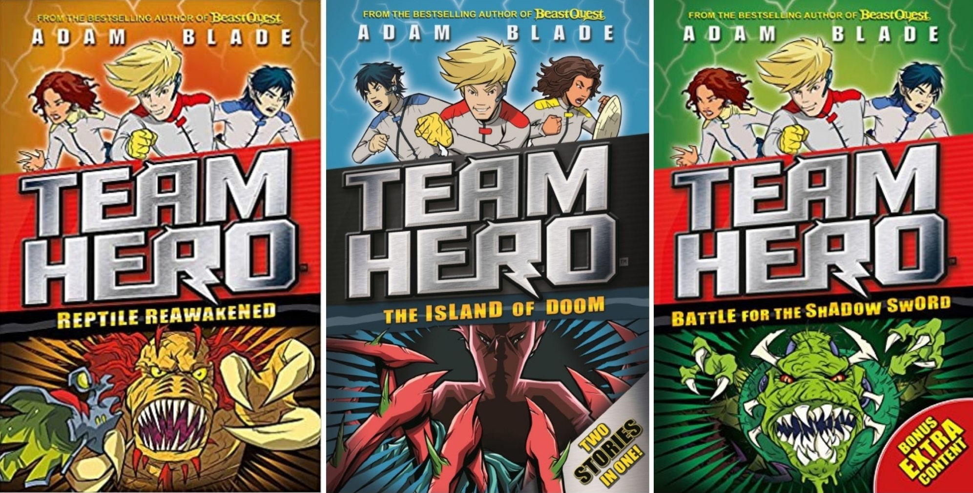 Team Hero books by Adam Blade.