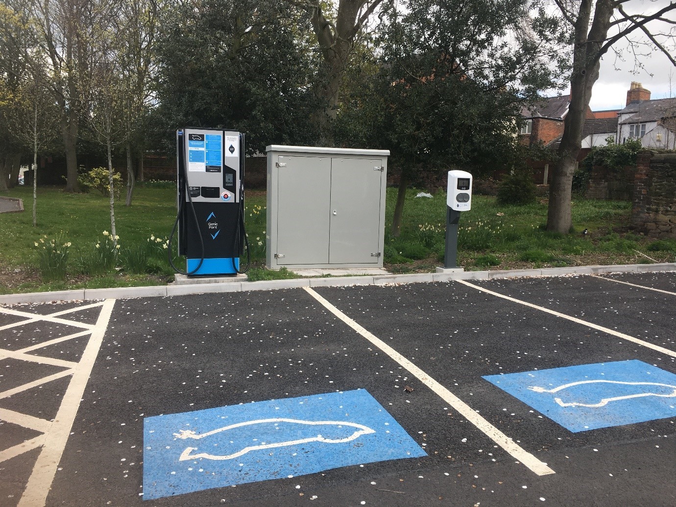 More places to charge your electric car installed in Wrexham.