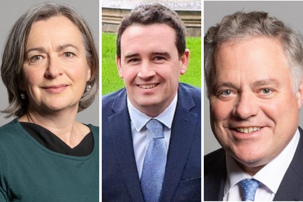 MPs Liz Saville-Roberts, James Davies and Simon Baynes