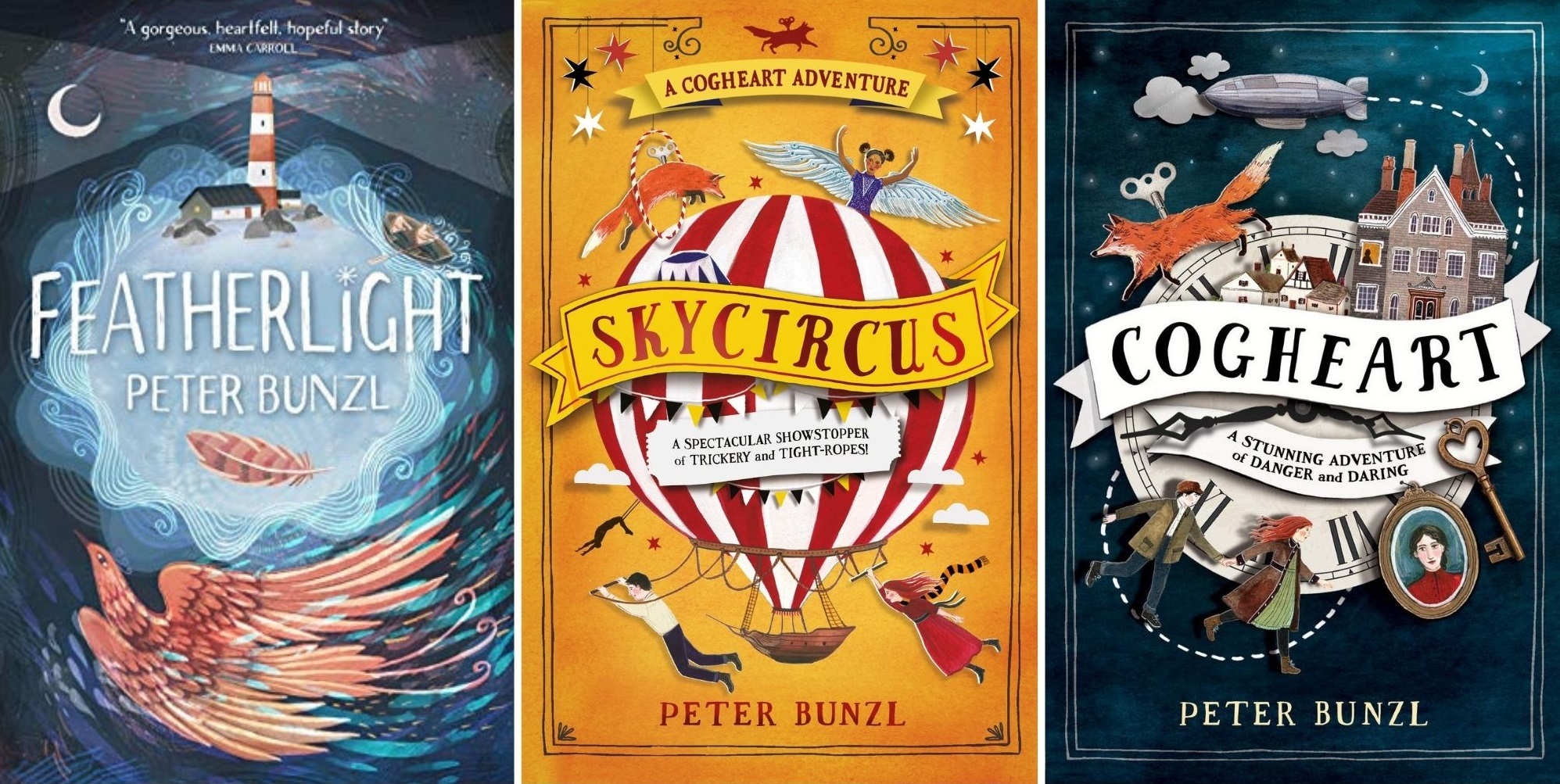Titles by childrens author Peter Bunzl.