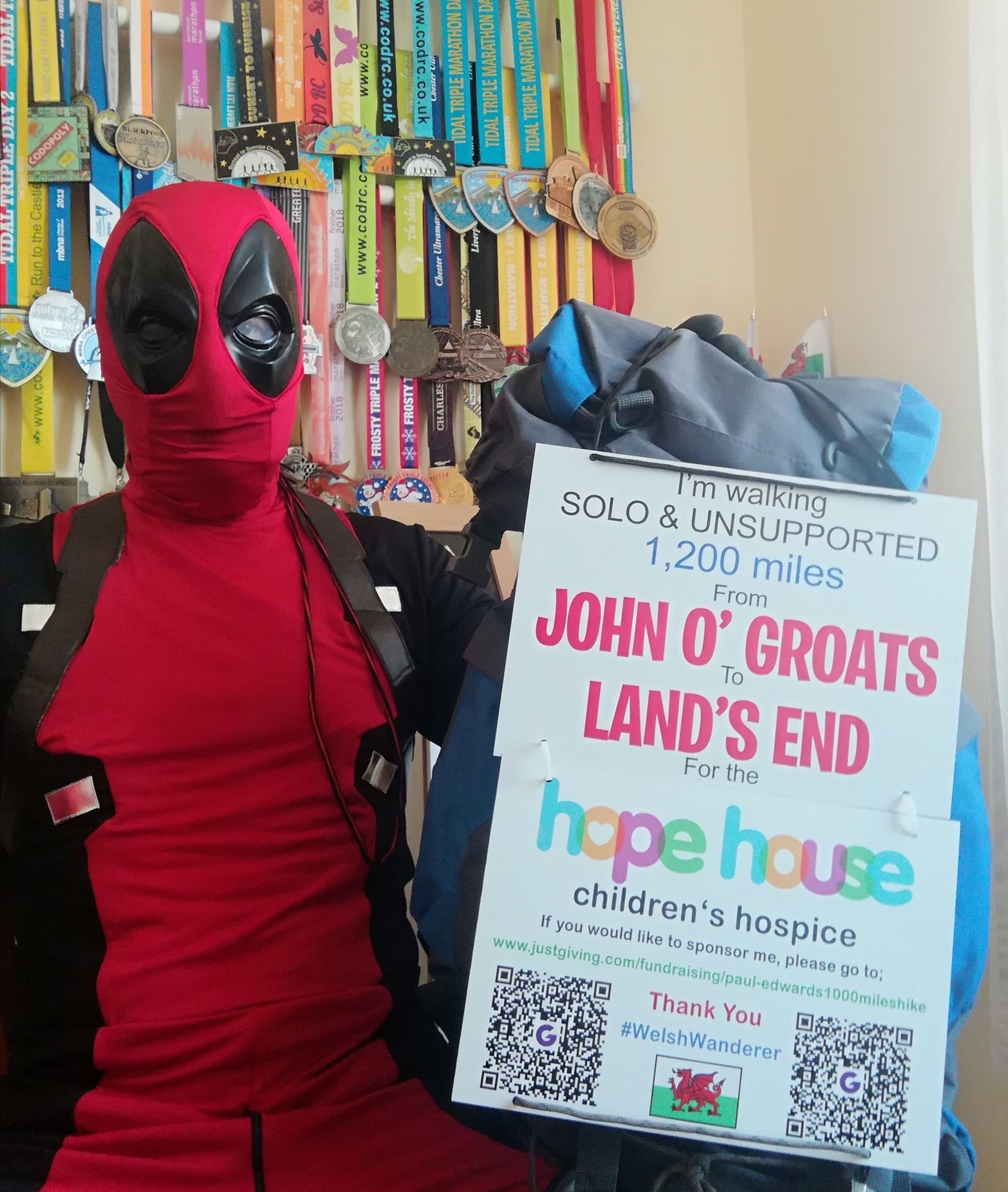Deadpool gearing up for his next fundraiser
