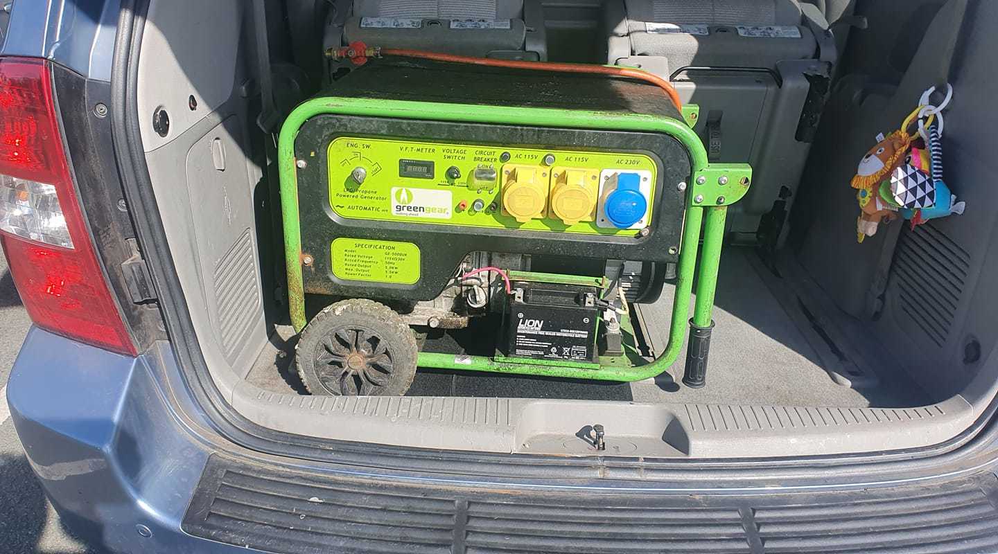 The generator that was stolen. 