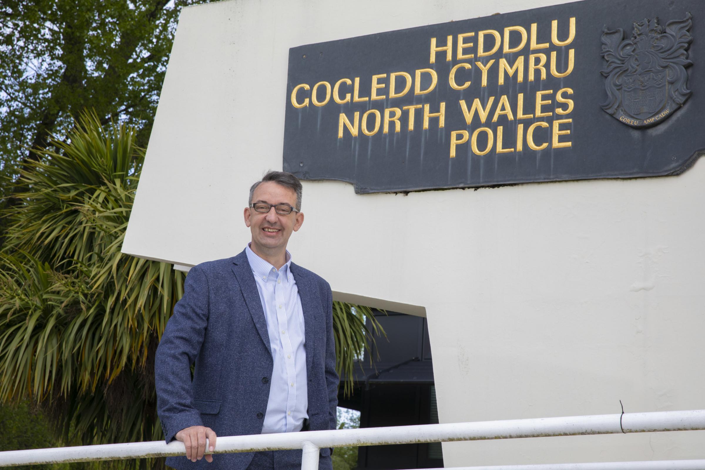 Andy Dunbobbin North Wales Police and Crime Commissioner. Picture Mandy Jones.