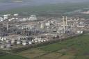 The Essar oil refinery at Stanlow, Ellesmere Port