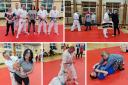 A free session organised by Seishin Ryu Ju Jitsu, held at Bryn Coch school gym, proved popular with women in Mold.