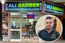 Ali Suliaman Ali (inset) has opened his new premises in Lord Street, Wrexham.