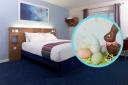 If you're taking a family of four away overnight in Travelodge's £38 room, it will cost you only £9.50 a person. (Travelodge Media Centre/ Canva)