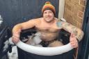 Gav Evans, who is taking on an ice bath challenge for Hope House children's hospices.