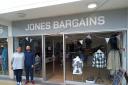 Kate Jones and Barry Jones have opened Jones Bargains, in Buckley shopping precinct.