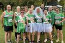 Twelve Deestriders took part in the Warrington festival and soon-to-be-married Sarah Johnson took the opportunity to enjoy a mini hen party with her 
