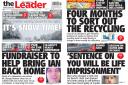 Front pages in March