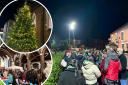 Hundreds turned out to enjoy Johnstown's Christmas lights switch on.