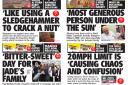 Front pages from October
